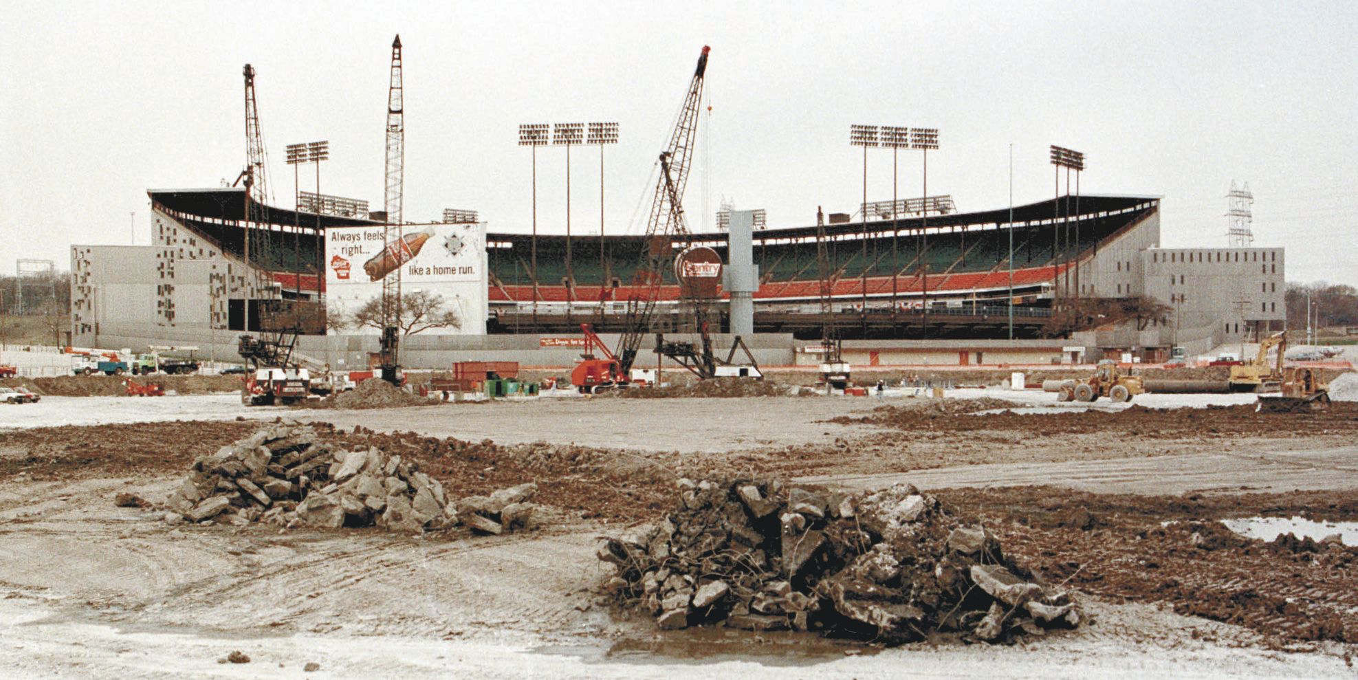 Start of work on Miller Park